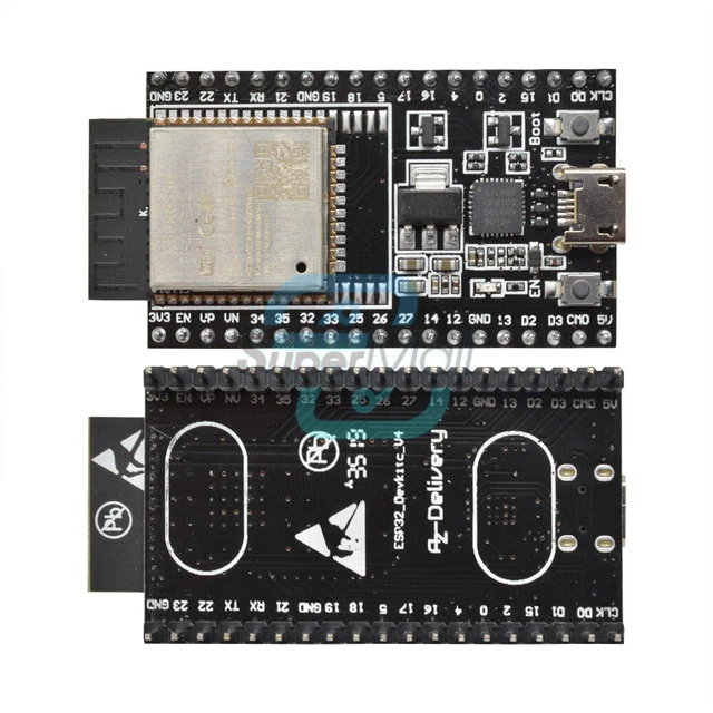 ESP32-DEVKITC V4 DEVELOPMENT Board ESP32 ESP32-WROOM-32D Development ...