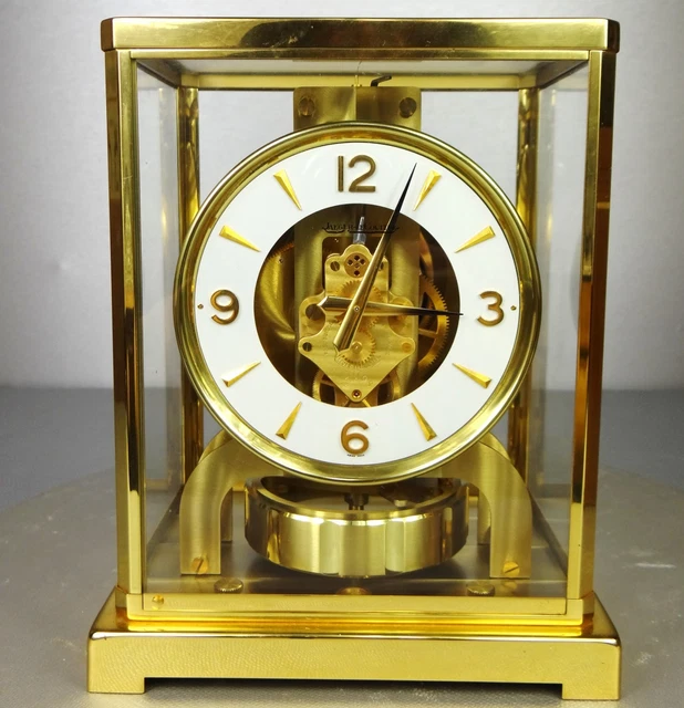 Horloge De Table Jaeger-LeCoultre 8 Jours Suisse Années 1950 - à Restaurer