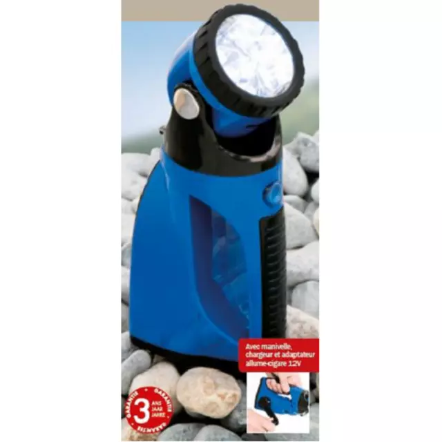 Mobile Lampe für Hobby, Freizeit oder Camping, Dynamo-Standlampe