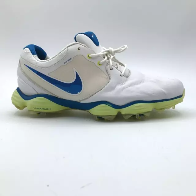 Nike Mens McIlroy Lunar Control II Golf Shoes White 552073-128 Leather 8.5 M