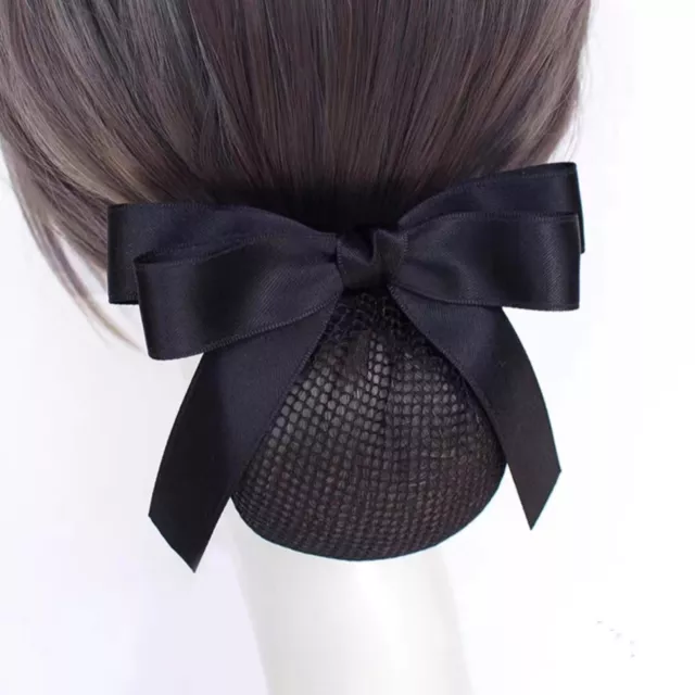 Hair Net Bow-knot Decorative Barrette Hair Snood Headwear