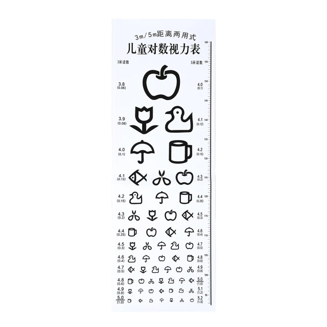 Check Up Visual STANDARD TEST CHECK Up Visual Acuity £6.19 - PicClick UK