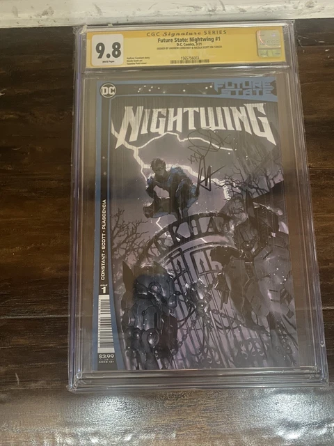 Batman Future State Nightwing #1 CGC 9.8 NM signed Andrew Constant/Nicola Scott