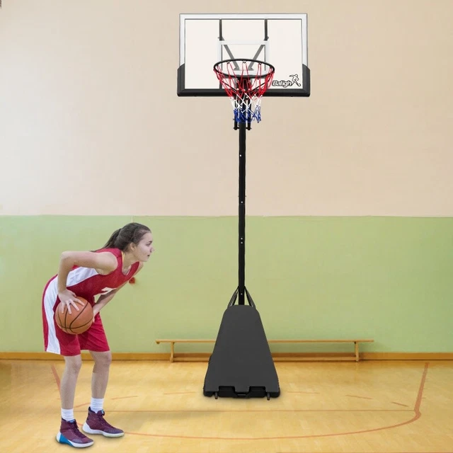 BASKETBALL HOOP SYSTEM Height Adjustable Portable Basketball Net Stand