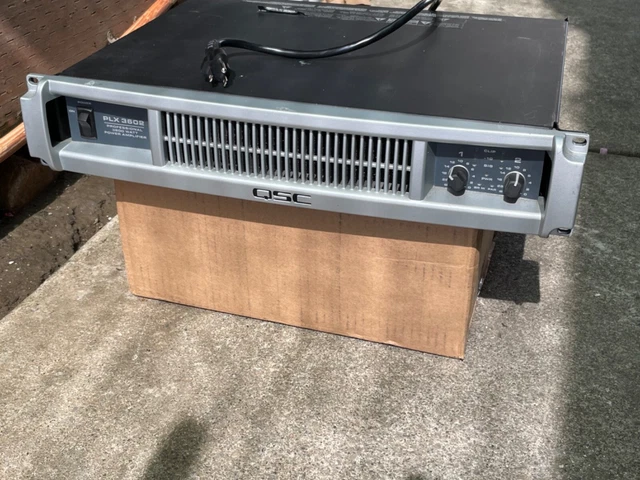 QSC PLX3602 2-CHANNEL Power Amplifier 1800W 2Ω 1250W 4Ω Used