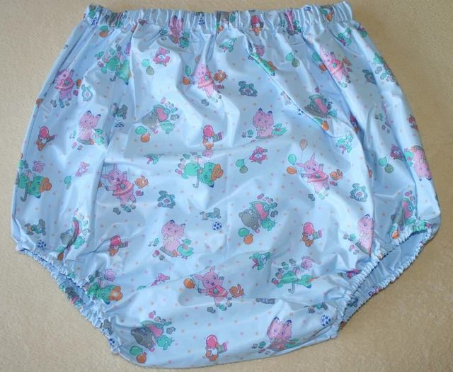 Komfort Knöpfer Windelhose Euroflex rosa transparent - Plastikwäsche zum Verlieb
