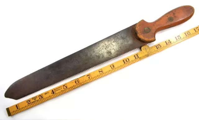 Antique Disston Phila. Civil War-Era  Amputation Bone, Kitchen Saw / Knife
