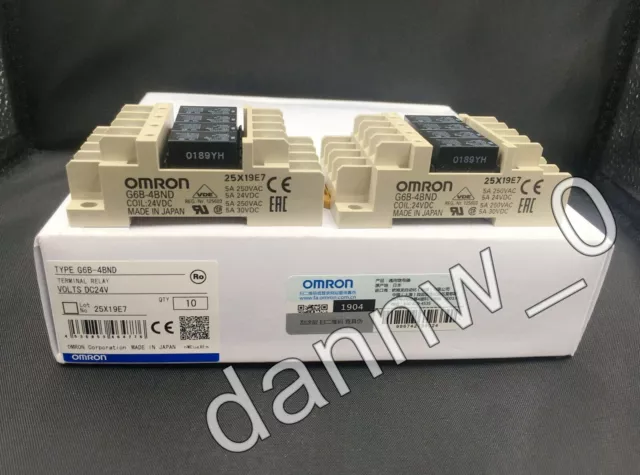 10PC/BOX New In Box OMRON G6B-4BND Terminal Relay Block