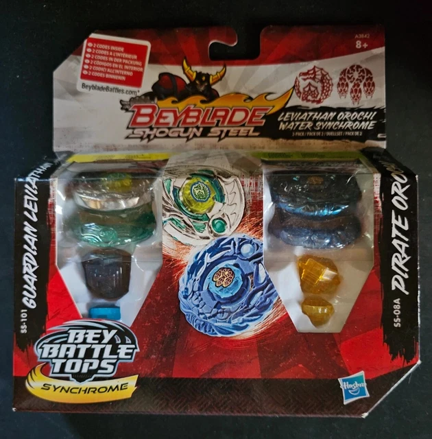 Pack Beyblade Shogun Steel - Leviathan Orochi / Water Synchrome - Neuf