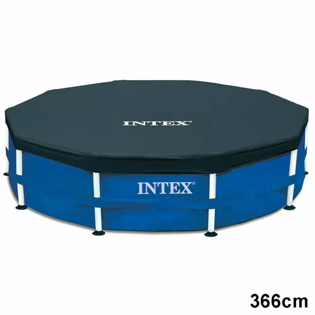 Intex Lona Marco Pool 305-549cm Cubierta para Piscina Armazón de Acero Protector 2