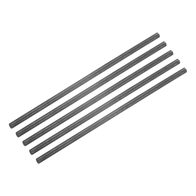 Graphite Rod Graphite Stirring Rod Stick Rod 100x3mm Black, Pack of 5
