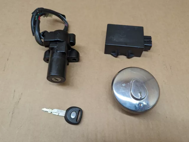 Herald XF 125 2013 Lock set Ignition Fuel cap key and ECU
