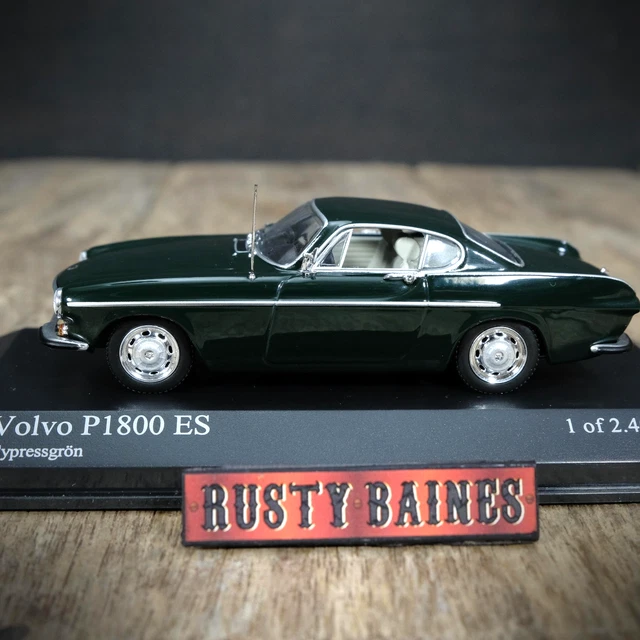 Volvo P 1800S Coupé 1969 Bleu/Vert - Minichamps 1/43 - Prévue