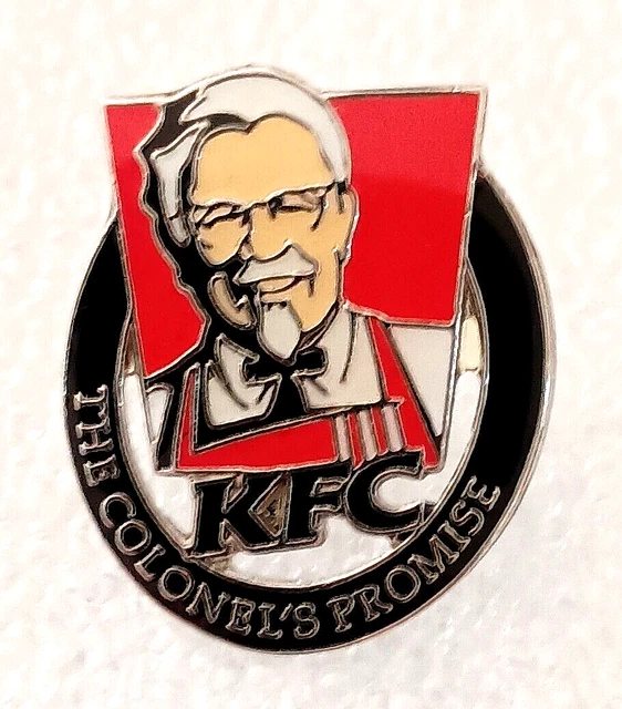KFC CHICKEN THE Colonel's Promise Franchise Employee Award Button Pin ...