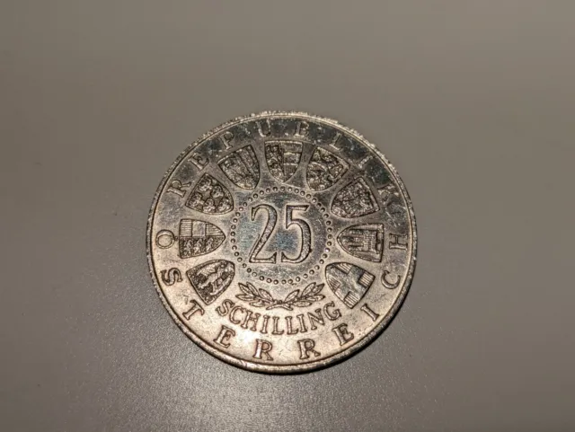 Silbermünze Österreich 25 Schilling - 200 Jahre Mozart 1956