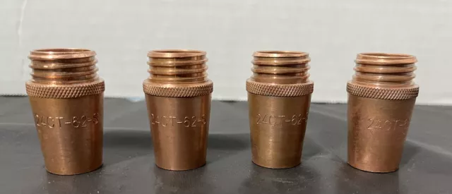MIG 24CT62S Welding Nozzles 5/8" for Tweco#3, #4 Lincoln Magnum 300-400 PK of 4