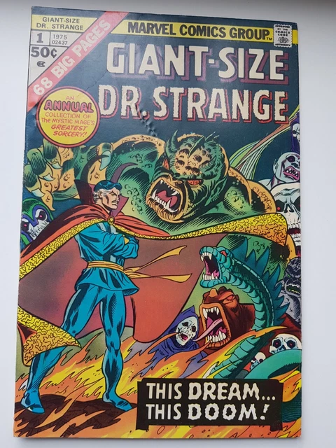 Marvel Dr Strange #1 Giant size in near VF condition