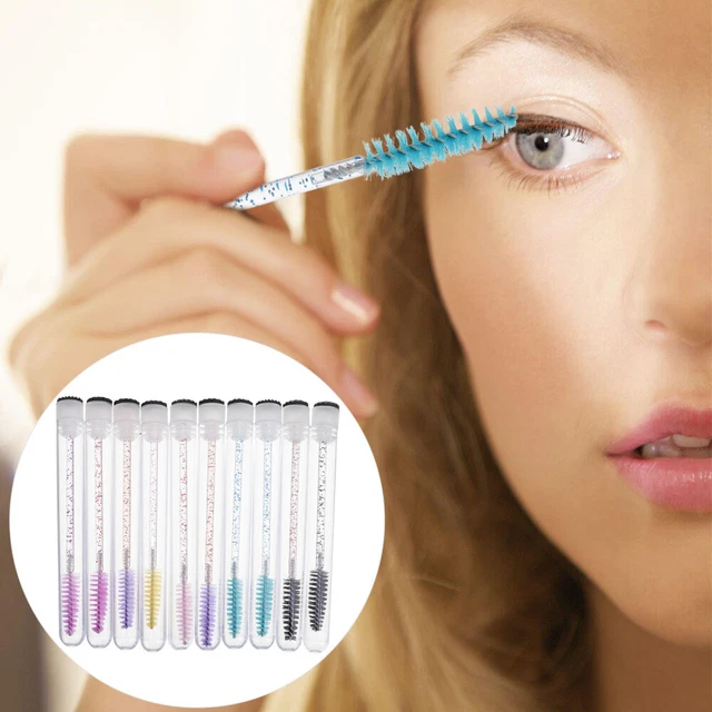 Brosse à cils en cristal de de mascara jetable de 30 pièces