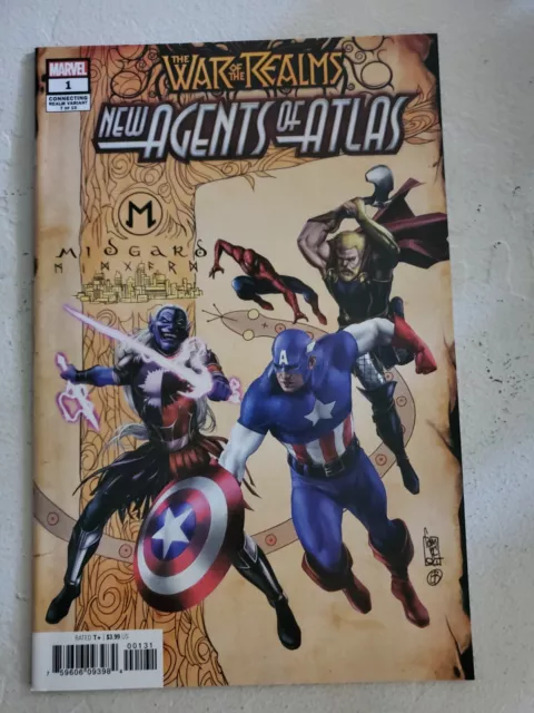 New Agents of Atlas #1 Connecting Variant NM First App War of the Realms Marvel