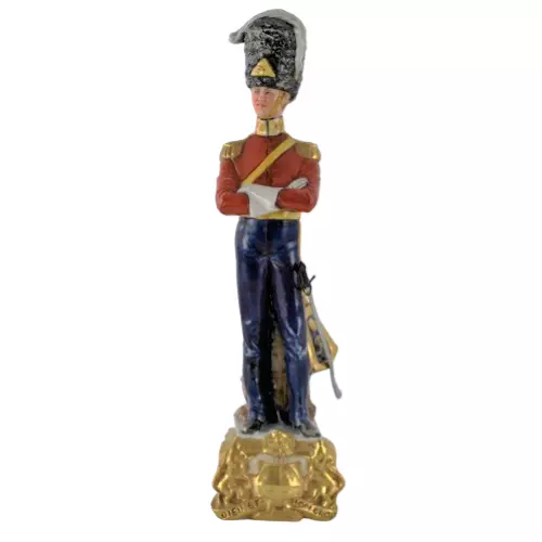 Capodimonte Naples Soldier Military Figure Bruno Merli Captain Royal Scots Greys