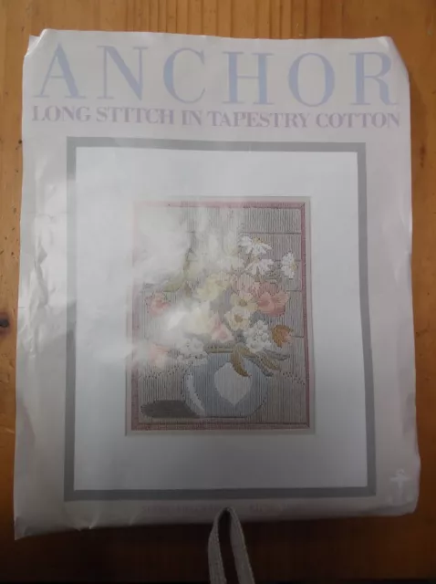 New (Unworked) Anchor Tapestry Cotton Longstitch Kit, Spring Fragrance