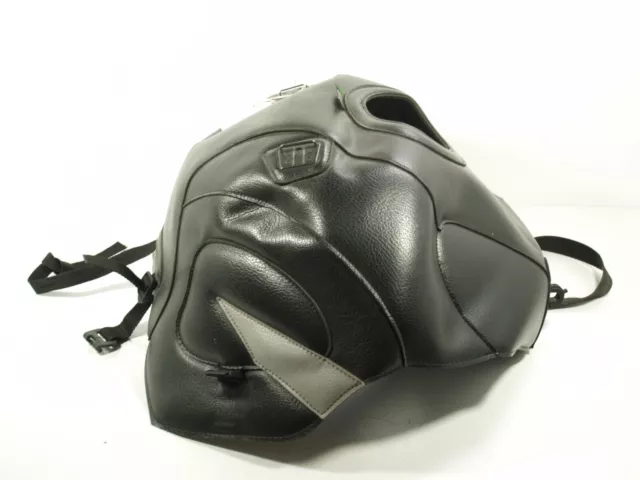 Honda CBR 900 RR Fireblade 00-01 Bagster Leather Tank Cover Black / Grey