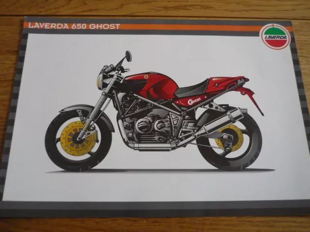 LAVERDA 650 GHOST MOTORBIKE BROCHURE  jm