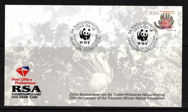 RSA DSC S169 Cape Town 14.09.1993 WWF Panda South African Nature Foundation