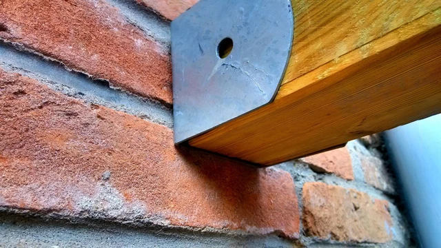 Staffa A Muro Per Travi In Legno Portapilastro A Parete Fissaggio Porta Pilastro