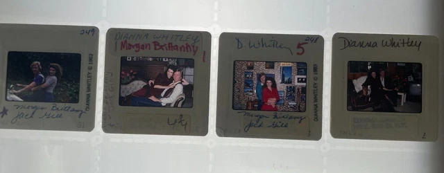 Dw5-806 Morgan Brittany & Jack Gill Lot (4) 35Mm Orig Slide Via Dianna Whitley