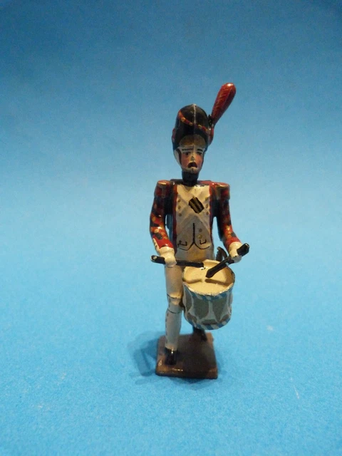 Figurine Plomb CBG Mignot - Cavalier Trompette 1er Empire, N°90, 54mm, Vers 1960, Bon état