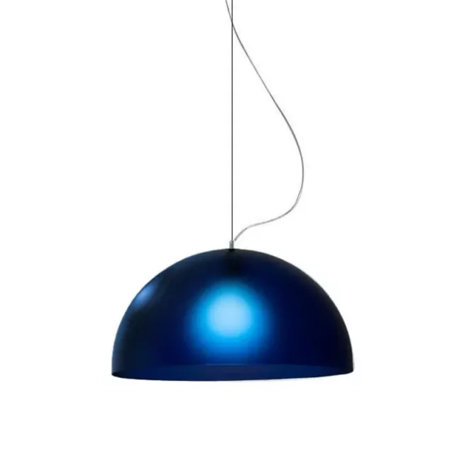 Martinelli Luce Bubbles Blu Lampada sospensione design Elio Martinelli 1973