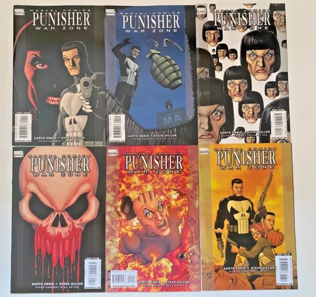 Punisher War Zone (2008) 6 Issue Complete Set 1-6 Marvel Comics