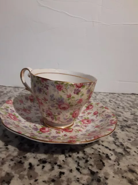 Royal Standard Chintz Tea Cup Saucer