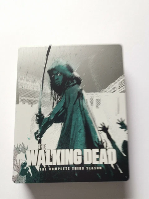 The Walking Dead Season 3 Blu-Ray Steelbook Zavvi Jock Artwork Limited Edition