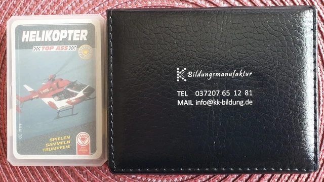 DRF Luftrettung Set / 1x DRF Helikopter Kartenspiel + Weiterbildungs-...