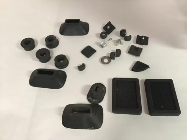 Packard BRAKE & CLUTCH PEDAL PAD rubber grommet lot bushings Packard BRAKE & CLUTCH PEDAL PAD rubber grommet lot bushings