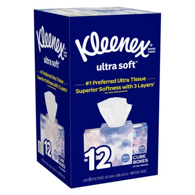  Kleenex® Caja de pañuelos BOUTIQUE™, caja de 36 cajas