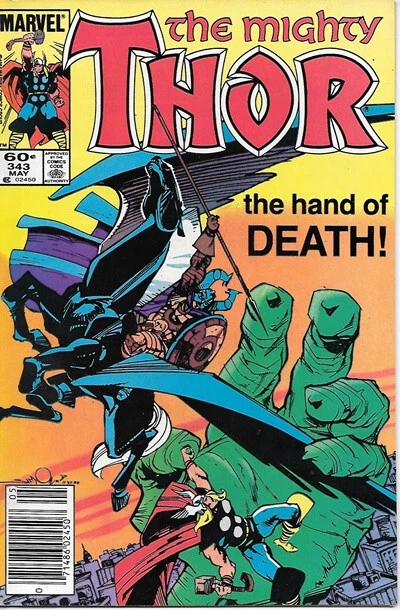The Mighty Thor Comic Book #343 Marvel Comics 1984 VERY FINE/NEAR MINT UNREAD