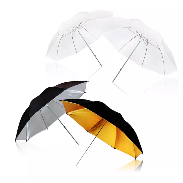 4 pieces 3Colors Translucent Soft Umbrella for Photo Video Studio Shooting