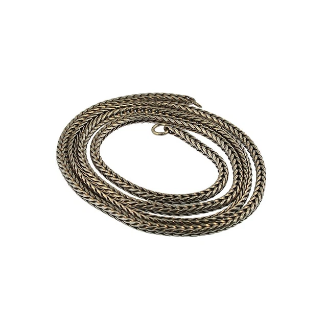 Trollbeads Original Foxtail 13210 Necklace Silver 43.3 (42.3 actual) inch *0