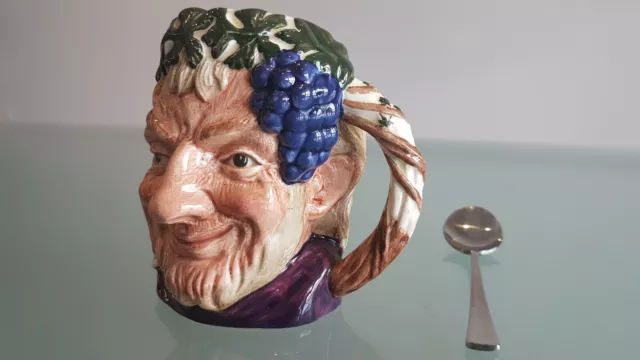 Royal Doulton " Signed " 1980, Bacchus Character  D6505. . As New ! 3