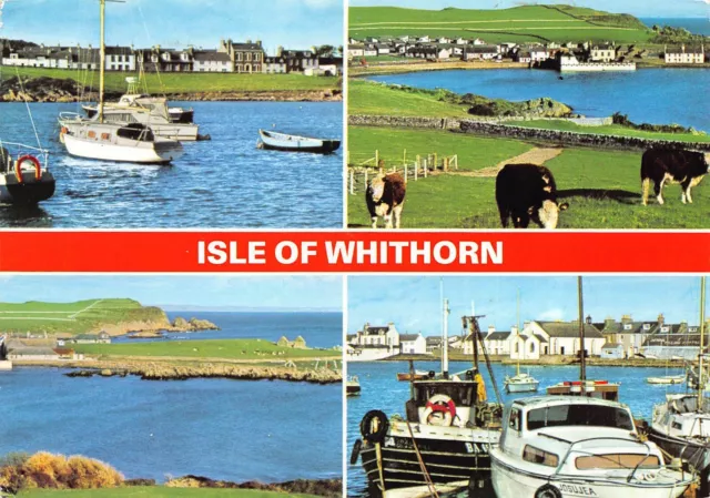 The Isle Of Whithorn Multiview Wigtownshire Scotland Postcard