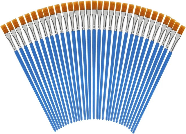 Set di Pennelli Pittura 32 Nylon Artista Pennelli Per Acrilico Acquerello Pe