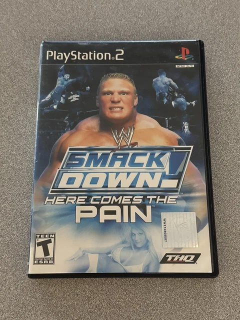 WWE SmackDown Here Comes the Pain (Sony PlayStation 2, 2003) CIB Complete