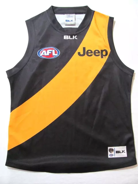 AFL On-Field Team Gear Richmond Tigers Short-Sleeve Jersey Size M BLK