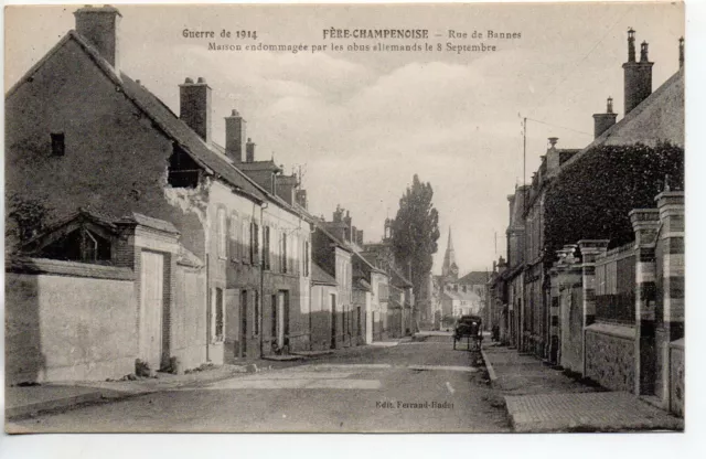 FERE CHAMPENOISE - Marne - CPA 51 - rue de bannes
