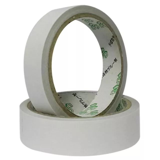 2/10 rolls of White Double Sided Faced Strong Adhesive Tape for Office Suppl-tz 3