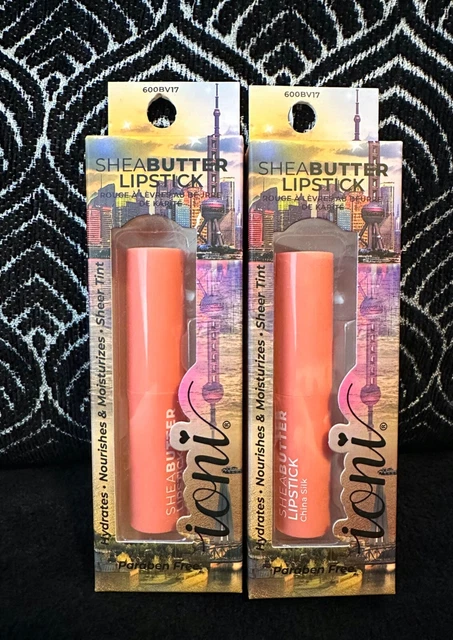 2 Lápiz Labial Transparente Desnudo Hidratante Transparente "Seda China"" Manteca De Karité