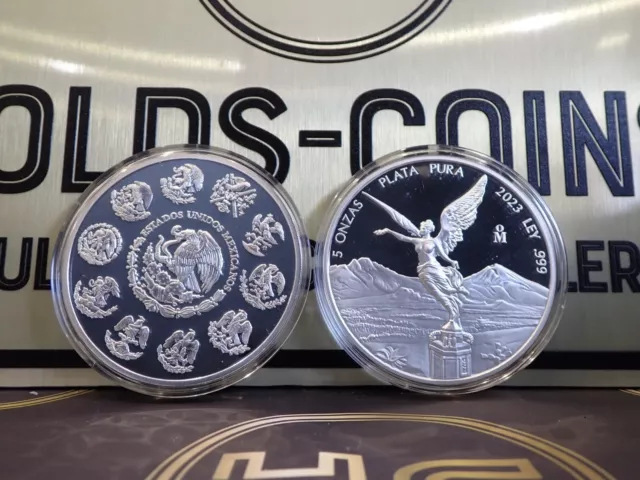 2023 Mexican Onza Libertad 5oz Silver Coin